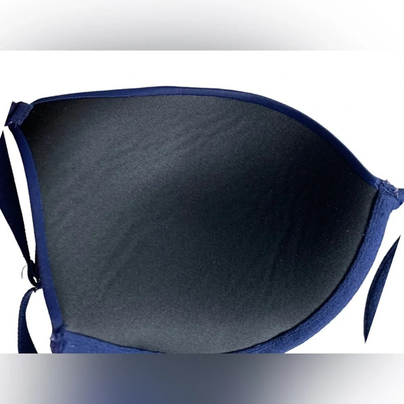 La Senza Women’s Obsession Bra Size 32 DD Blue Front Closure Adjustable  (USED) - Picture 6 of 8